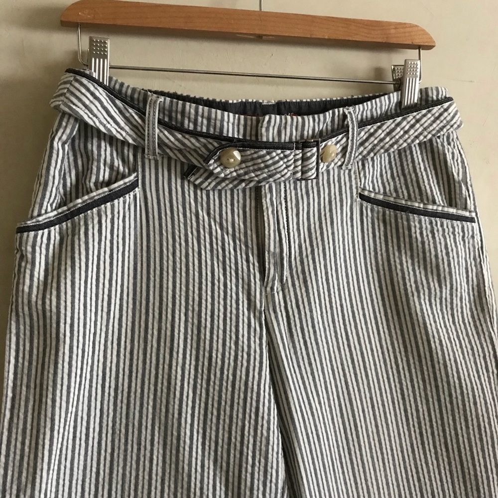 🎉HP🎉 Anthropologie Seersucker Cotton Pants - Picture 4 of 8